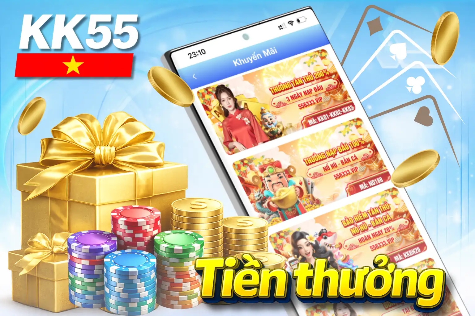 KK55 Casino - Đăng ký và nhận 58.000